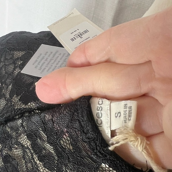 NWT FRANCESCAS BLACK LACE DRESS, Sz S WHIMSIGOTH WITCHY - Picture 7 of 7